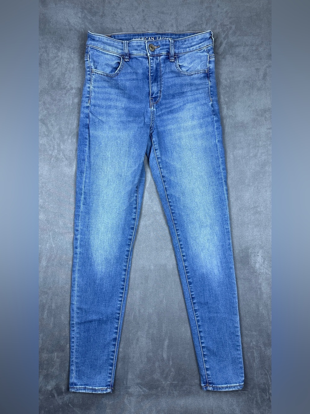 American Eagle Hi-Rise Jegging Jeans Medium Wash Size 8